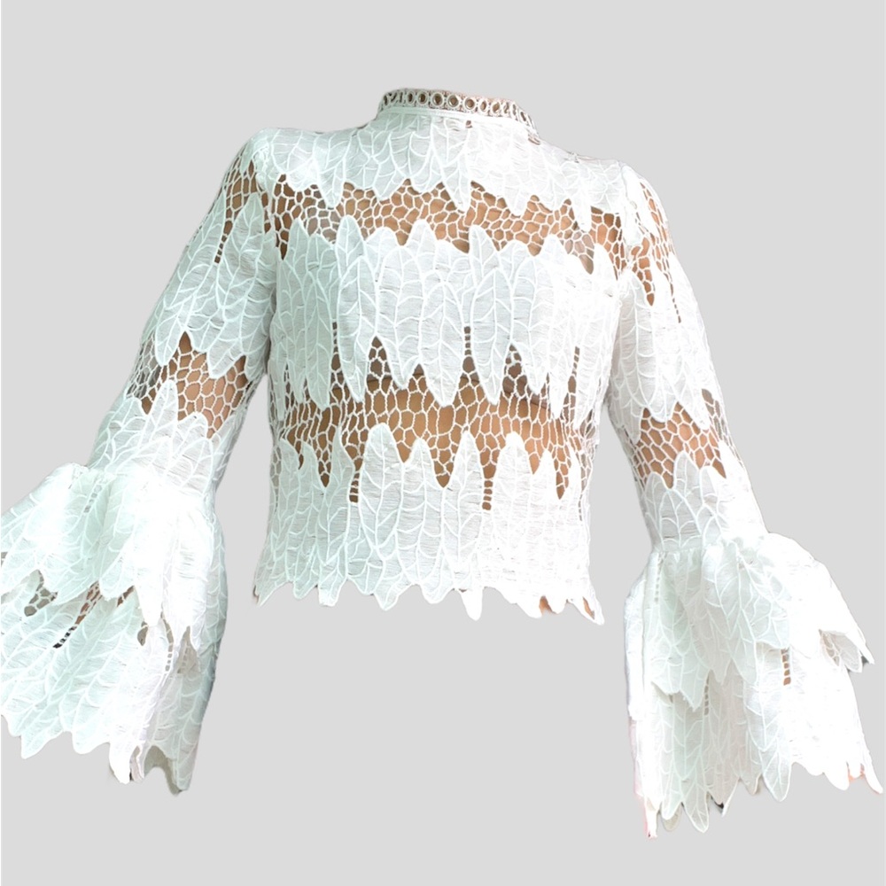 Long White Sleeve Top